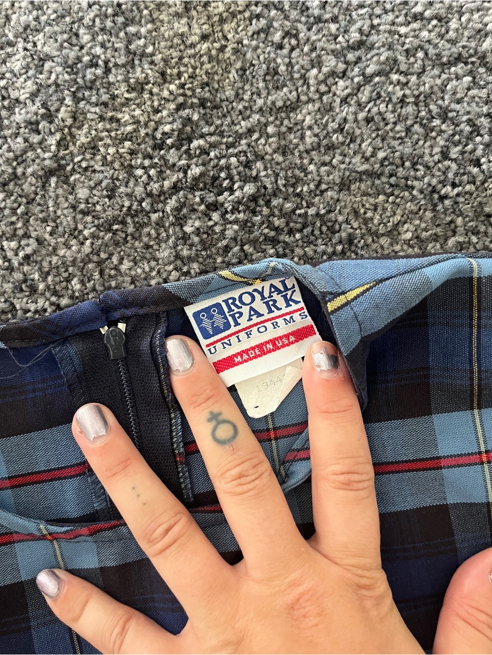 VINTAGE PLAID DRESS - Picture 3 of 6